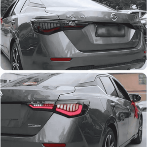 Nissan Sylphy/Sentra 19-22 tail lights (smoke + red)