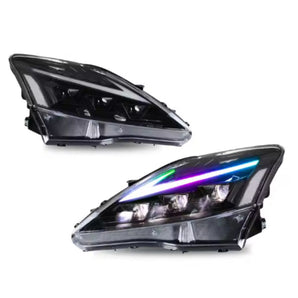 Lexus IS300 IS250 IS200 06-12 headlights (RGB)