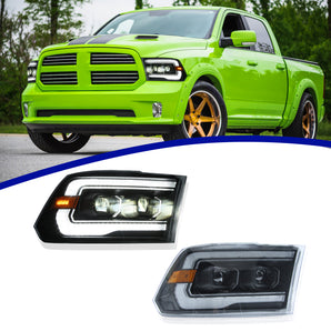 dodge ram led headlights plug and play 