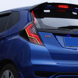 how it looks of led tail light on Honda FIT/JAZZ 14-18