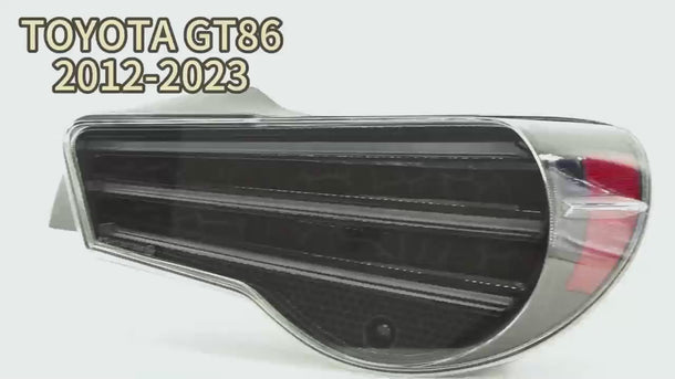 TOYOTA 86 taillight projection video