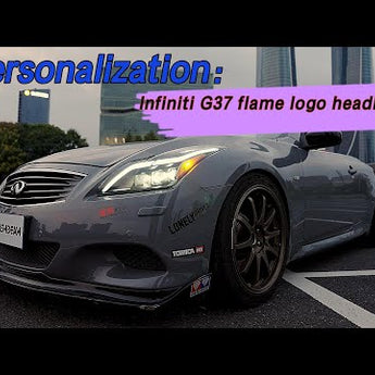 New G37 headlight display video from YouTube