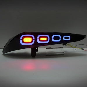 toyota supera rgb function tail lights with purple light on